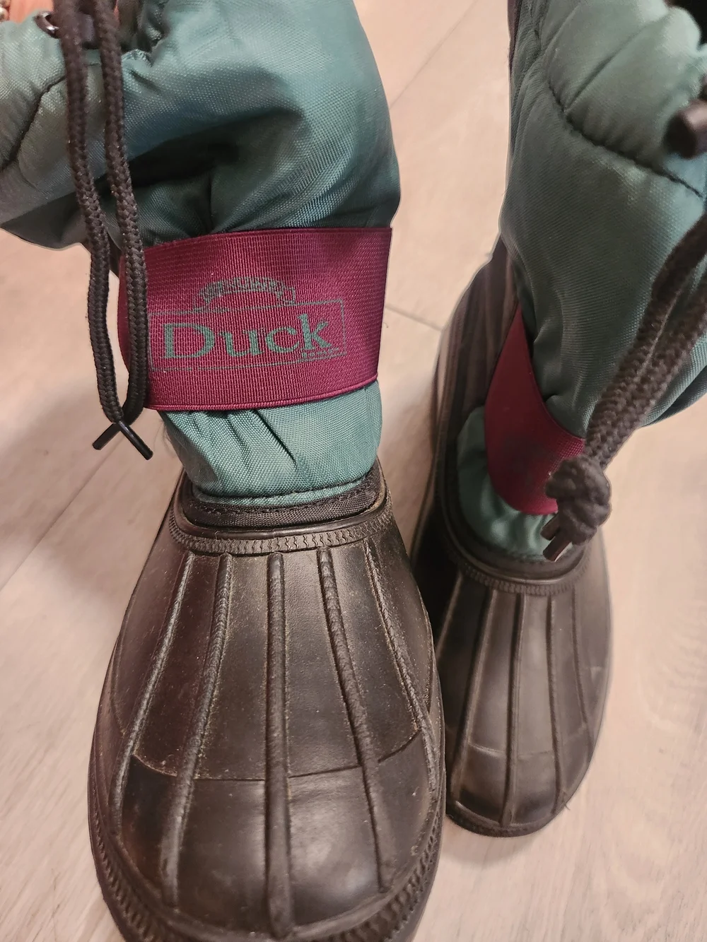 Vintage Duck Brand USA Colorblock Winter Snow Boots4